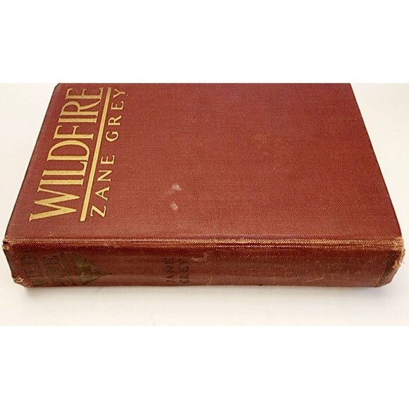 1917 Wildfire Zane Grey First Edition Western Illustrated Vintage HC WHBS - Picture 4 of 4